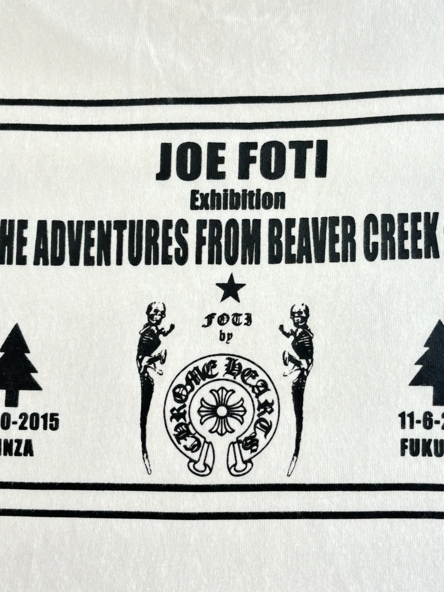 🅿️290 Chrome Heart*/Chrome Heart FOTI oil painting short sleeves Size: S/M/L